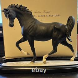 Black Horse Brooks & Bentley The Arabian Knight Fine Porcelain Lenox Vintage