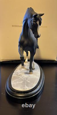 Black Horse Brooks & Bentley The Arabian Knight Fine Porcelain Lenox Vintage