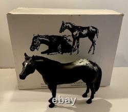 Black Horse Ranch Black Appaloosa Quarter Horse Mr. Conclusion Resin/Porcelain