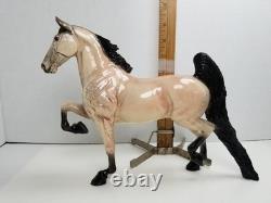 Black Horse Ranch Collection Saddlebred Rose Grey Resin/Porcelain
