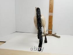 Black Horse Ranch Collection Saddlebred Rose Grey Resin/Porcelain