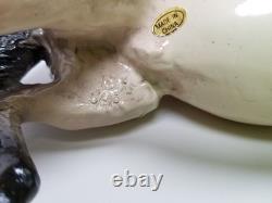 Black Horse Ranch Collection Saddlebred Rose Grey Resin/Porcelain