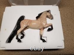 Black Horse Ranch Collection Saddlebred Rose Grey Resin/Porcelain