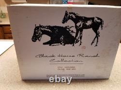 Black Horse Ranch Collection Saddlebred Rose Grey Resin/Porcelain