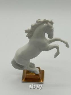 Blanc-de-Chine Porcelain Horse Sculpture by Max Hermann Fritz for Rosenthal 3.5