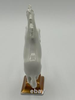 Blanc-de-Chine Porcelain Horse Sculpture by Max Hermann Fritz for Rosenthal 3.5