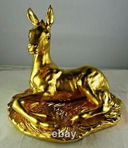 Boehm Gem & Gold Collection Reclining Foal Horse Figurine #5