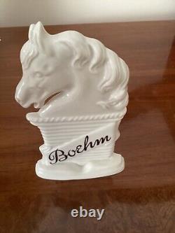 Boehm Pegasus Head Porcelain Statuette 7.0 High