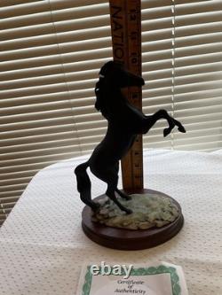 Border Fine Arts Fred Stone Ltd Ed. 415/3500 The Return Of The Black Stallion