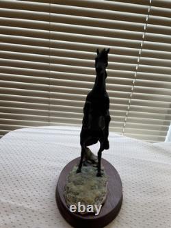 Border Fine Arts Fred Stone Ltd Ed. 415/3500 The Return Of The Black Stallion