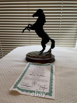 Border Fine Arts Fred Stone Ltd Ed. 415/3500 The Return Of The Black Stallion