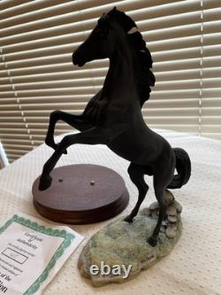 Border Fine Arts Fred Stone Ltd Ed. 415/3500 The Return Of The Black Stallion