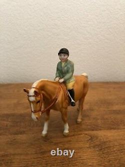 Boy on Pony palomino gloss # 1500