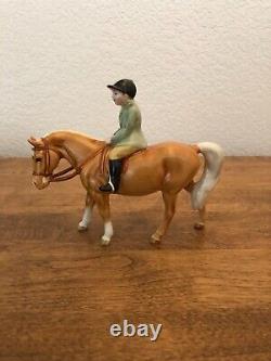 Boy on Pony palomino gloss # 1500