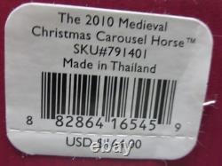 BrandNew LENOX CAROUSEL COLLECTION 2010 CHRISTMAS MEDIEVAL HORSE Limited Edition