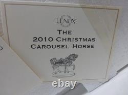BrandNew LENOX CAROUSEL COLLECTION 2010 CHRISTMAS MEDIEVAL HORSE Limited Edition