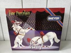 Breyer 1996 Retired 79296 Circus Ponies In Costume Fine Porcelain 100 Of 2500