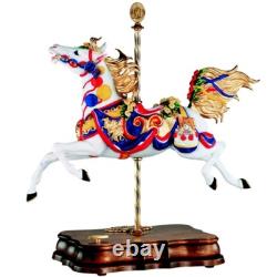 Breyer 50th Anniversary Carousel Horse w Music Box Porcelain # 79100 Mint BNIB