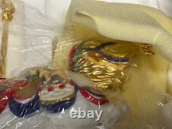 Breyer 50th Anniversary Carousel Horse w Music Box Porcelain # 79100 box damaged