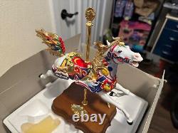 Breyer 50th Anniversary Carousel Horse with Music Box Porcelain # 79100