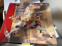 Breyer 50th Anniversary Carousel Horse with Music Box Porcelain # 79100