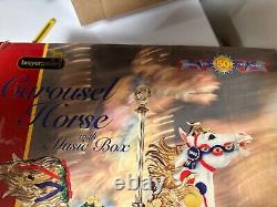 Breyer 50th Anniversary Carousel Horse with Music Box Porcelain # 79100