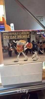 Breyer #79199 Porcelain Household Cavalry Drum Horse Gypsy Vanner Othello