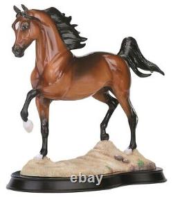 Breyer Afire Atnight, Bay Arabian, 2005-6 Fine Porcelain # 8145, Mint BNIB, COA