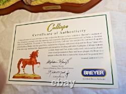 Breyer Breyer Gallery Porcelain 8133 Calliope Country Pleasure Saddlebred CofA