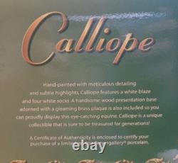 Breyer Breyer Gallery Porcelain 8133 Calliope Country Pleasure Saddlebred CofA