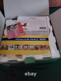 Breyer CALLIOPE, 2004-2005 Gallery Porcelain # 8133 COA, Mint BNIB