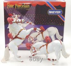 Breyer Circus Ponies in Costume, 1996 Fine Porcelain # 79296, Mint BNIB