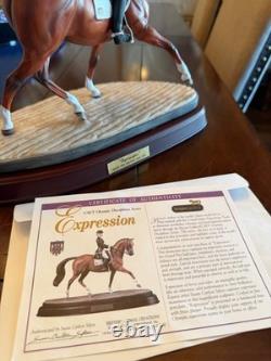 Breyer EXPRESSION # 8115 USET Series Gallery Fine Porcelain with COA