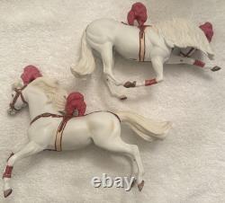 Breyer Fine Porcelain Circus Ponies In Costume #79296 827Limited Edition