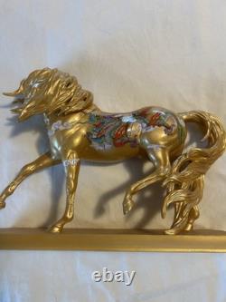 Breyer Fine Porcelain Model Horse 2012 YEAR OF THE DRAGON #1444 Gold Esprit NIB