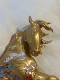 Breyer Fine Porcelain Model Horse 2012 YEAR OF THE DRAGON #1444 Gold Esprit NIB