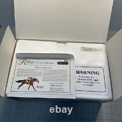 Breyer Galleries Porcelain Quarter Horse Race Horse Refrigerator withKip Dickerson