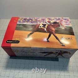 Breyer Galleries Porcelain Quarter Horse Race Horse Refrigerator withKip Dickerson