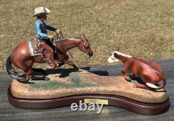Breyer POCO LENA & DON DODGE Quarter Horse And Calf From GALLERY PORCELAIN