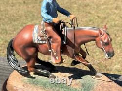 Breyer POCO LENA & DON DODGE Quarter Horse And Calf From GALLERY PORCELAIN