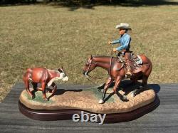 Breyer POCO LENA & DON DODGE Quarter Horse And Calf From GALLERY PORCELAIN