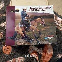 Breyer Porcelain EXPENSIVE HOBBY & Al DUNNING, AQHA, Reining, COA