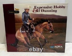 Breyer Porcelain EXPENSIVE HOBBY & Al DUNNING, AQHA, Reining, COA Brand New