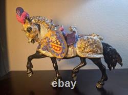 Breyer Porcelain The Great Horse In Armor Porcelain Limited Edition 1997