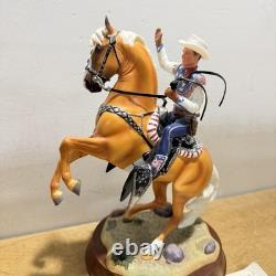 Breyer Roy Rogers & Trigger #8125 Gallery Porcelain Figure Limited 2002 Cm