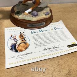 Breyer Roy Rogers & Trigger #8125 Gallery Porcelain Figure Limited 2002 Cm