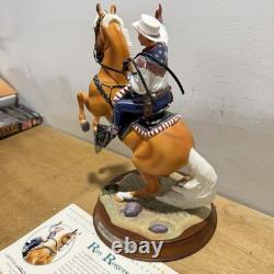 Breyer Roy Rogers & Trigger #8125 Gallery Porcelain Figure Limited 2002 Cm
