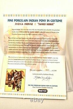 Breyer Si Ce Ca Shon'ge Family Indian Pony 1998 Fine Porcelain #79198 Vintage LE