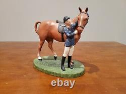 British Horse Society First Prize Figurine Franklin Mint 1987 Fine Porcelain