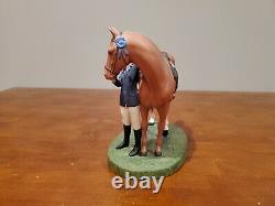 British Horse Society First Prize Figurine Franklin Mint 1987 Fine Porcelain